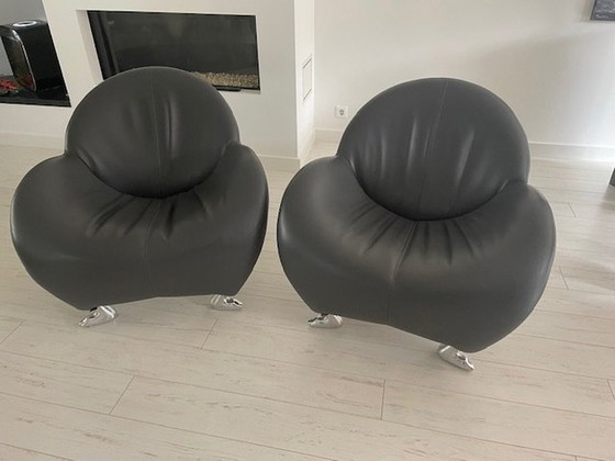 Image 1 of 2x Leolux Fauteuils Papagano