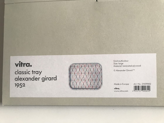 Image 1 of Vitra Classic Tray Dienblad Large, Grid Multicolor