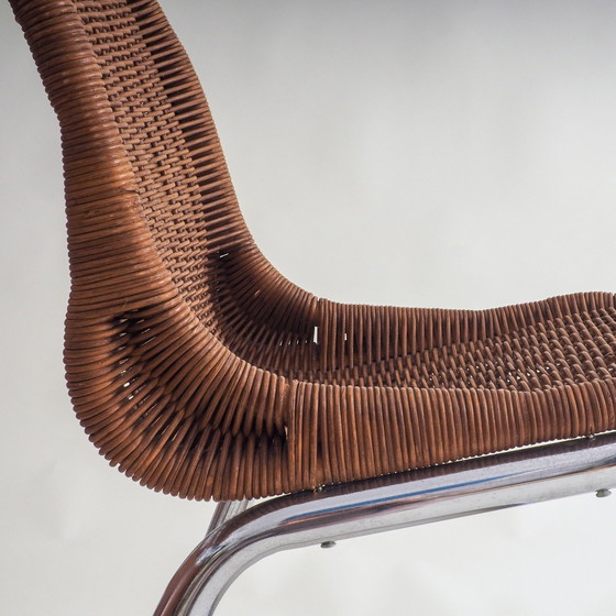 Image 1 of 2 Rotan sledestoelen toegeschreven aan Dirk Van Sliedregt voor Gebroeders Jonkers Noordwolde