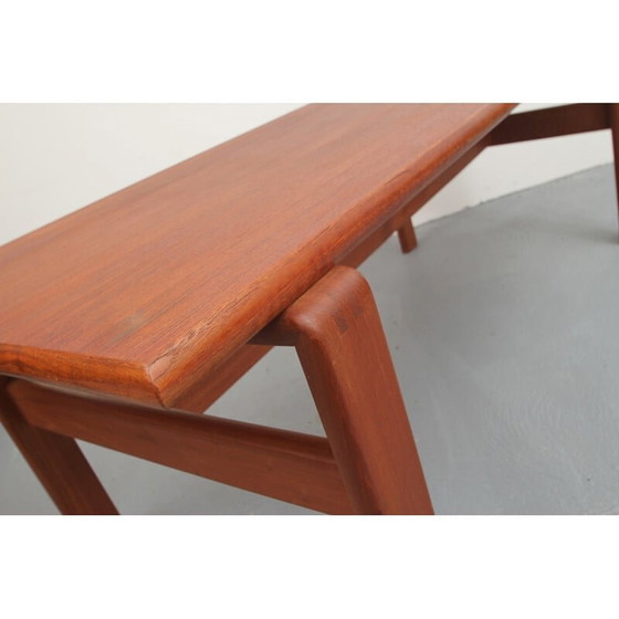 Image 1 of Vintage teakhouten salontafel, Denemarken 1960