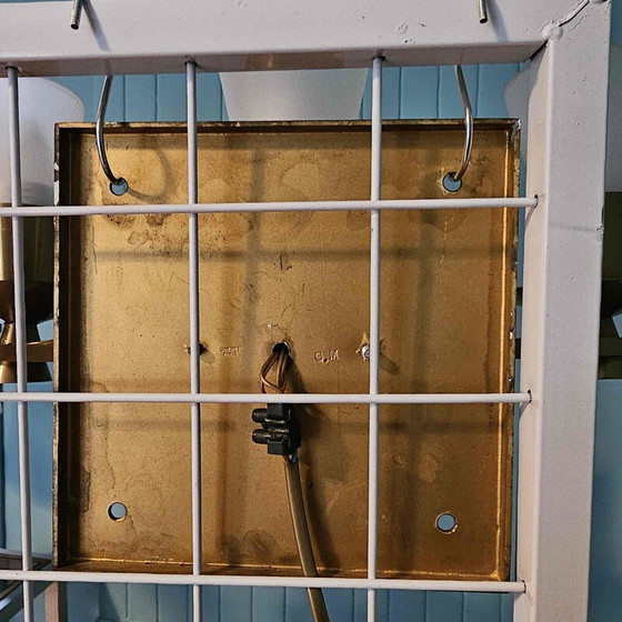 Image 1 of Paar vintage bronzen en messing wandlampen voor Maison Cheret, 1960