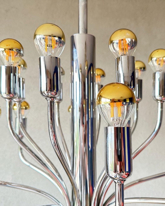 Image 1 of Vintage Chrome Hanglamp