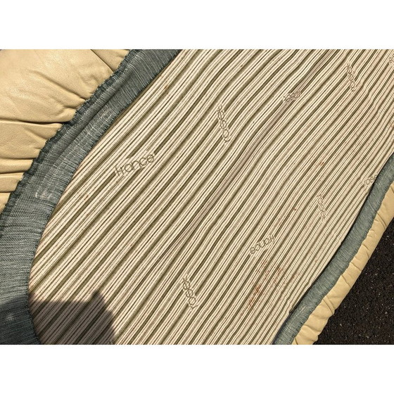 Image 1 of Vintage 2-zits leren bank "Brigantin" door Michel Ducaroy voor Ligne Roset, 1970