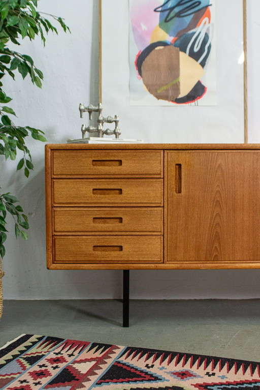 Vintage teakhouten buffetkast Midcentury