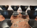 6x Fritz Hansen Vlinderstoel