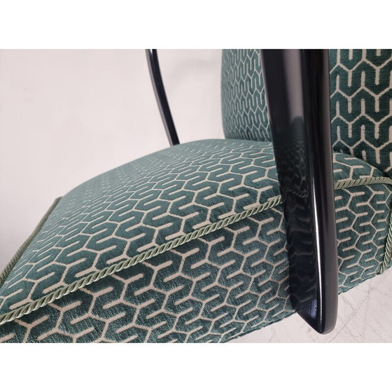 Image 1 of Vintage armstoel H 269 met spintafel van Jindřich Halabala voor Up Zavody, Tsjecho-Slowakije 1940