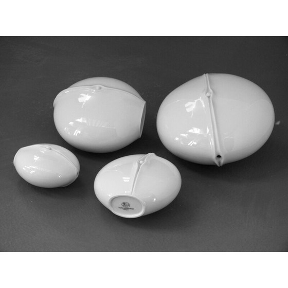 Image 1 of Sculptuur 4 vintage porseleinen vazen door Elisabeth Pott-Bischofberger, Duitsland 1980