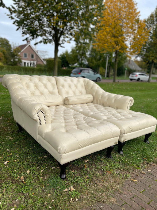 Chesterfield chaise lounges