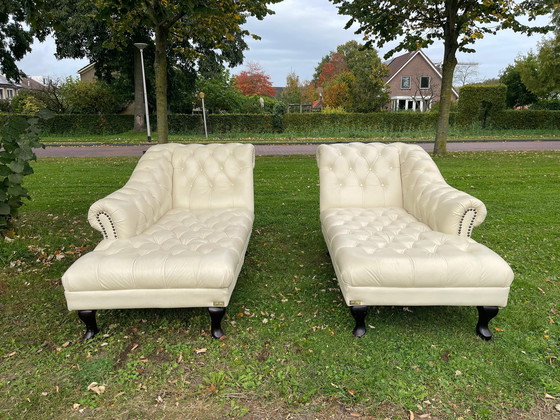 Image 1 of Chesterfield chaise lounges