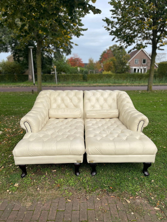 Image 1 of Chesterfield chaise lounges