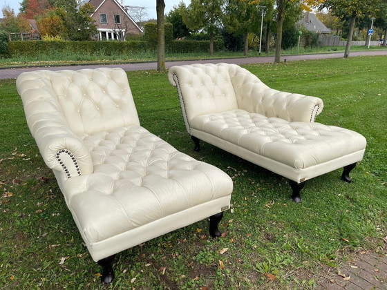 Image 1 of Chesterfield chaise lounges