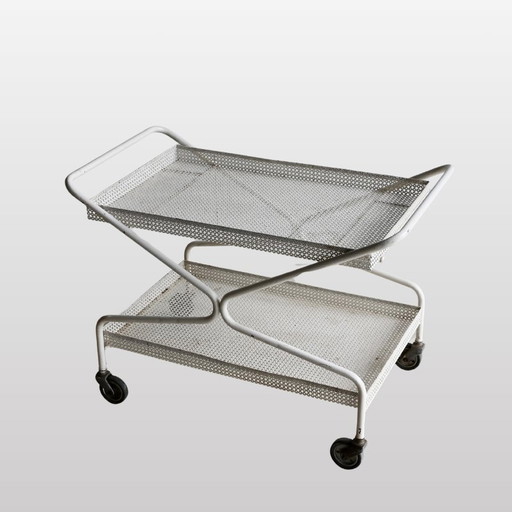 Vintage "trolley" roltafel, 1950