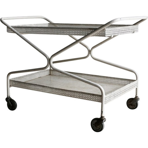 Vintage "trolley" roltafel, 1950