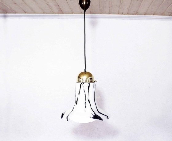 Image 1 of Glazen hanglamp van Peill & Putzler, model Petunia