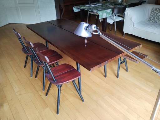 Ilmari Tapiovaara Pirkka, Fins Design Eettafel Set