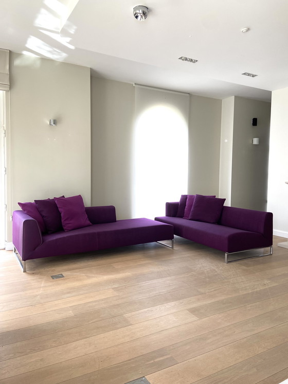 Image 1 of B&B Italia Solo 14 Paars Modulaire Sofa