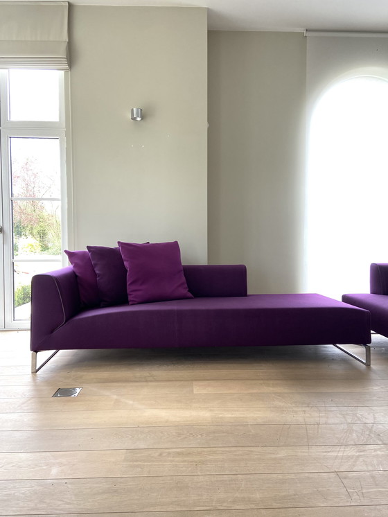 Image 1 of B&B Italia Solo 14 Paars Modulaire Sofa