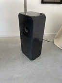 Italiaans Design Booglamp met zwart marmer voet