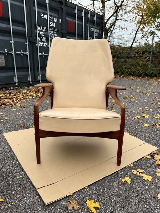 John Boné loungestoel teak ontwerp