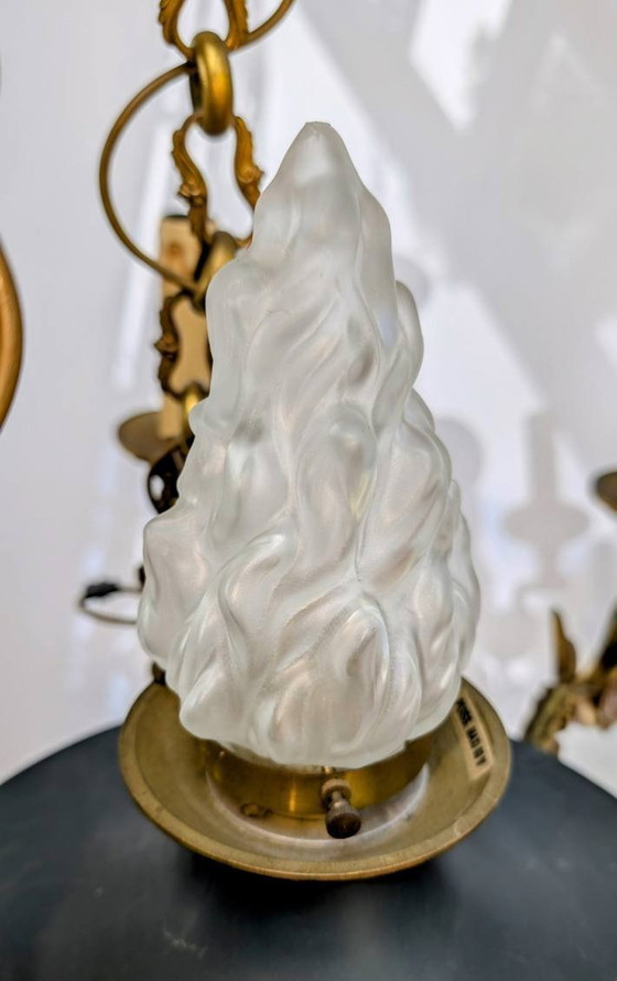 Image 1 of Lucien Gau Empire Kroonluchter in kristal en brons