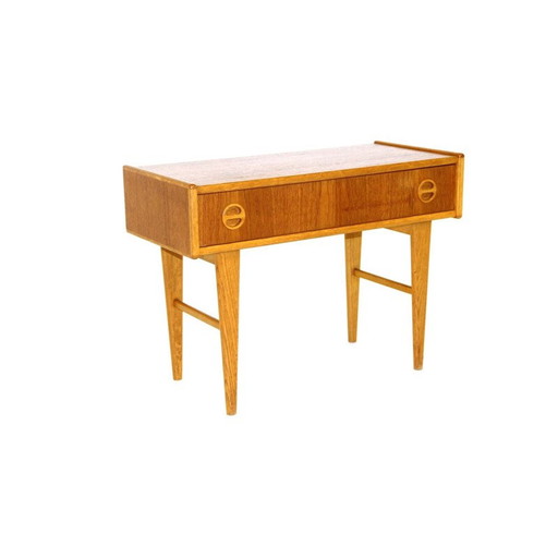 Scandinavische vintage teakhouten console, Zweden 1960