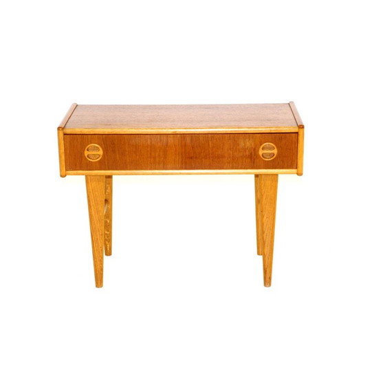 Image 1 of Scandinavische vintage teakhouten console, Zweden 1960