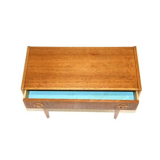 Image 1 of Scandinavische vintage teakhouten console, Zweden 1960