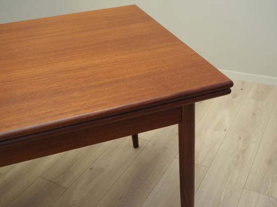 Image 1 of Teakhouten tafel, Deens ontwerp, 1970S, Productie: Denemarken