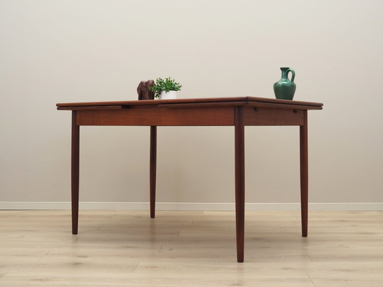 Image 1 of Teakhouten tafel, Deens ontwerp, 1970S, Productie: Denemarken