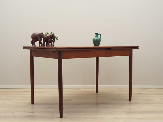 Image 1 of Teakhouten tafel, Deens ontwerp, 1970S, Productie: Denemarken