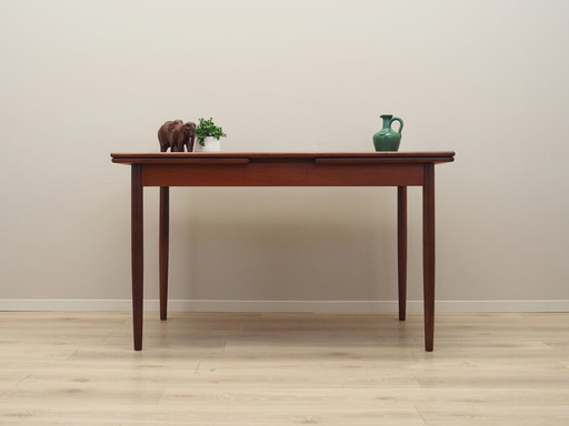 Teakhouten tafel, Deens ontwerp, 1970S, Productie: Denemarken