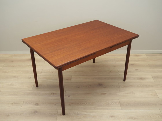 Image 1 of Teakhouten tafel, Deens ontwerp, 1970S, Productie: Denemarken