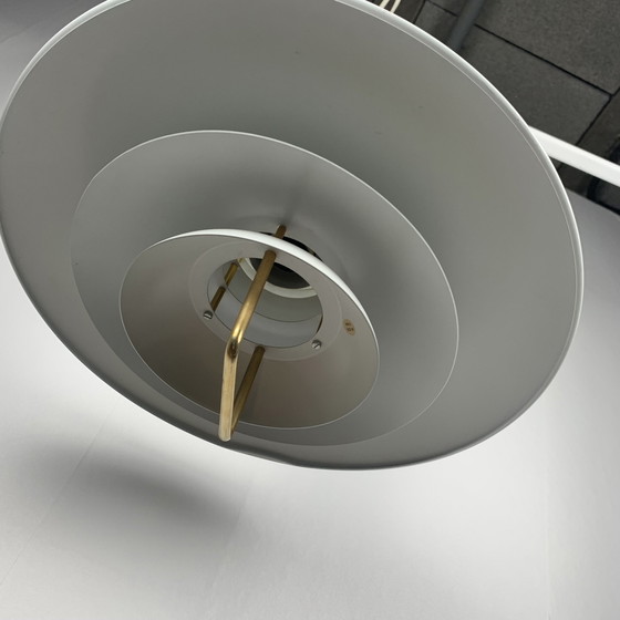 Image 1 of Grote Deense Ab Belid Hanglamp Met Handvat, Wit, 1970/80