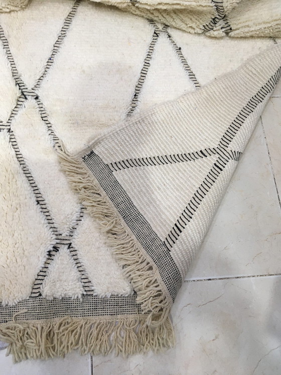 Image 1 of Beni Ouarain Marokkaans Berber Vloerkleed 2m90 x 2m00