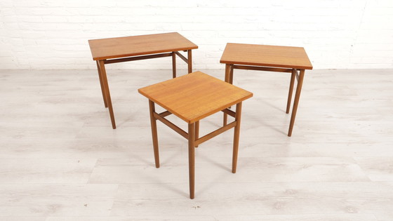 Image 1 of Vintage Mimiset | Nesting Tables | Teak