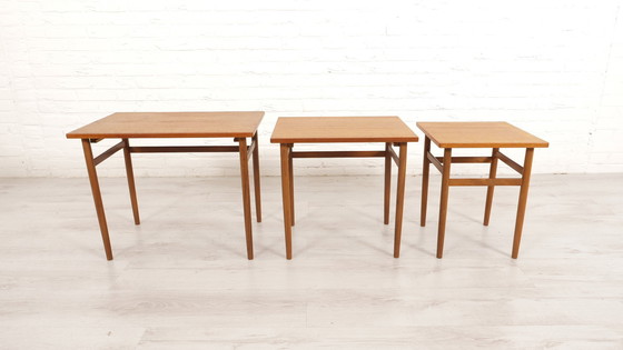 Image 1 of Vintage Mimiset | Nesting Tables | Teak