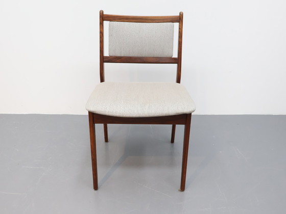 Image 1 of Set van 5 vintage Deense eetkamerstoelen 