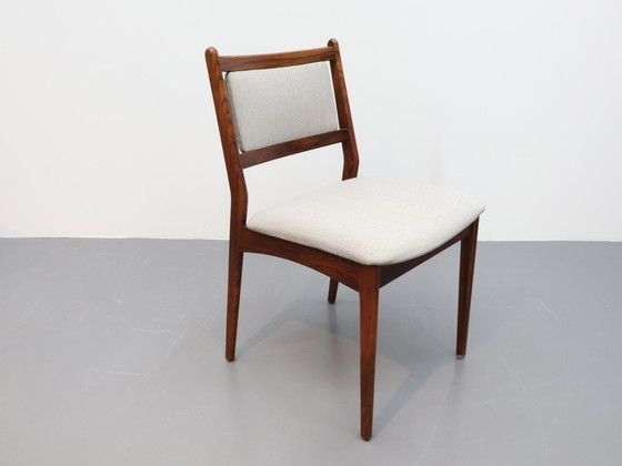 Image 1 of Set van 5 vintage Deense eetkamerstoelen 