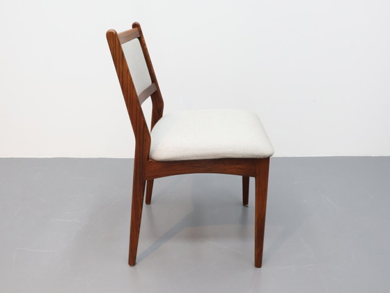 Image 1 of Set van 5 vintage Deense eetkamerstoelen 