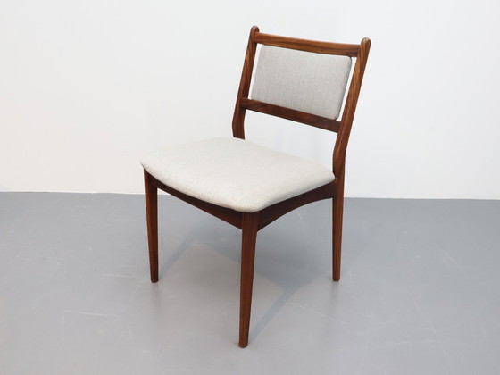 Image 1 of Set van 5 vintage Deense eetkamerstoelen 