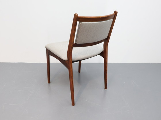 Image 1 of Set van 5 vintage Deense eetkamerstoelen 