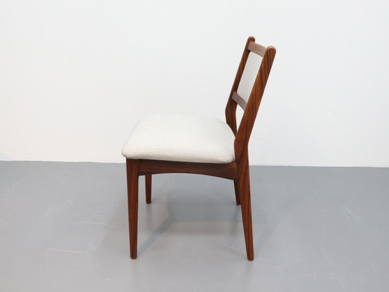 Image 1 of Set van 5 vintage Deense eetkamerstoelen 