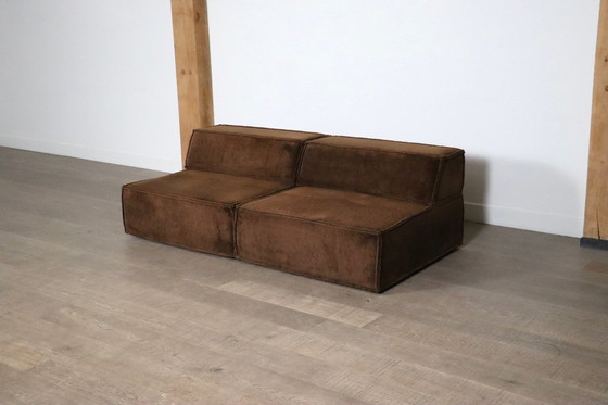 Image 1 of Cor Trio Modulaire Sofa In Bruin Teddy Van Team Form Ag, 1970S