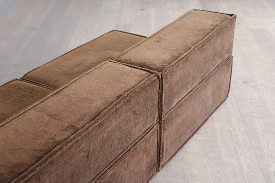 Image 1 of Cor Trio Modulaire Sofa In Bruin Teddy Van Team Form Ag, 1970S