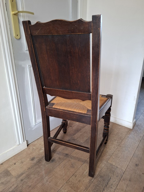 Image 1 of 6 stoelen kunst en ambacht