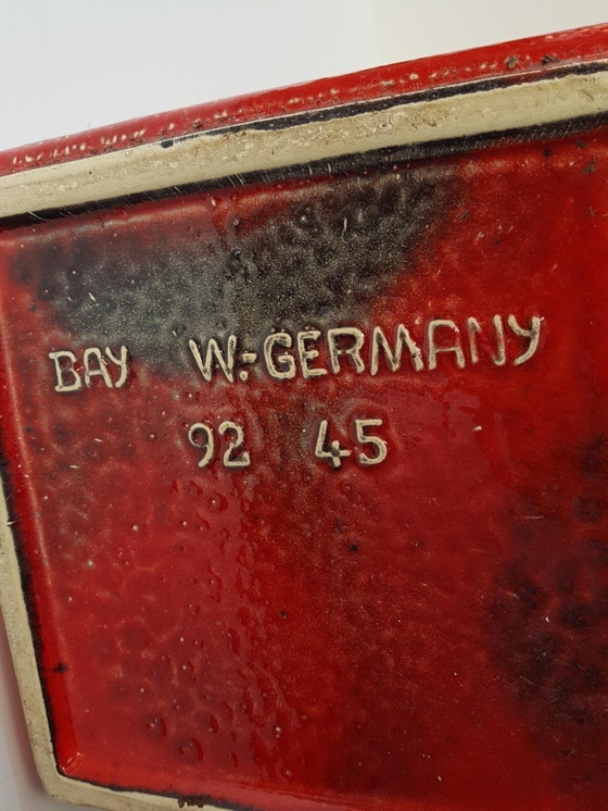 Image 1 of Vintage keramische vloervaas door Bodo Mans voor Bay Keramik, 1970S