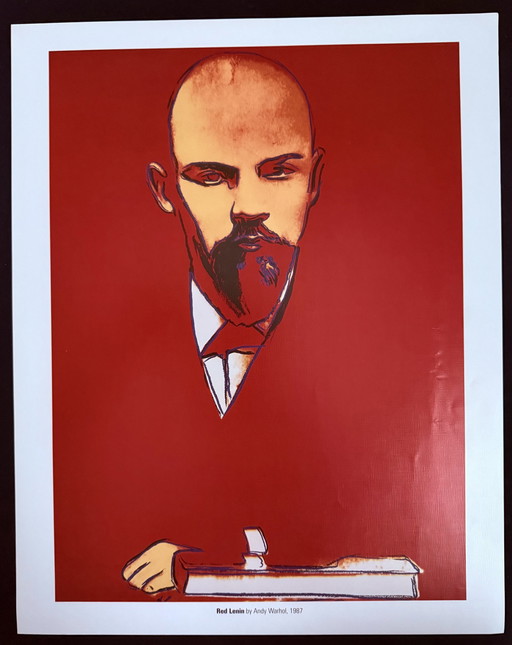 Andy Warhol: “Red Lenin, 1987”. ©2007 Andy Warhol Foundation For The Visual Arts, New York. 