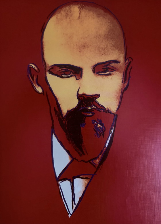 Image 1 of Andy Warhol: “Red Lenin, 1987”. ©2007 Andy Warhol Foundation For The Visual Arts, New York. 