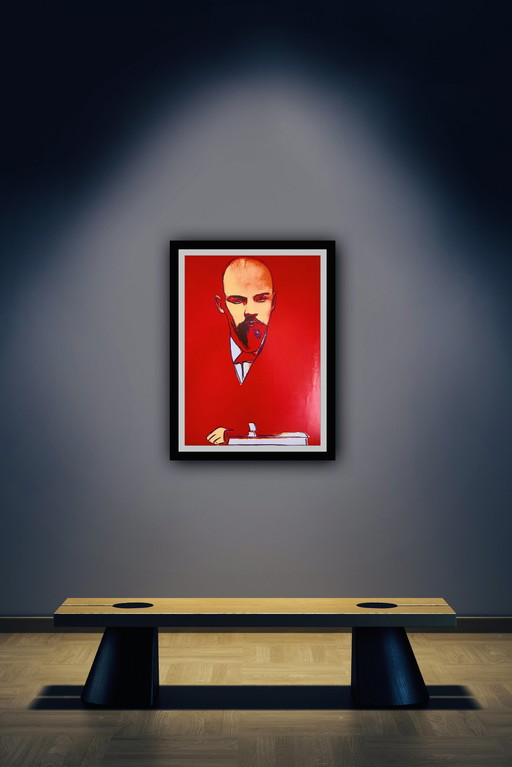 Andy Warhol: “Red Lenin, 1987”. ©2007 Andy Warhol Foundation For The Visual Arts, New York. 