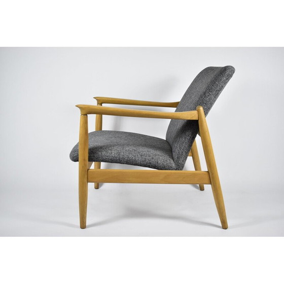 Image 1 of Vintage Poolse fauteuil GFM64, ontworpen E.Homa, grijs 1960